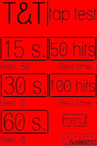 Tap Test - screenshot