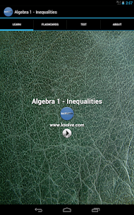 Algebra 1 - INEQUALITIES Screenshots 7