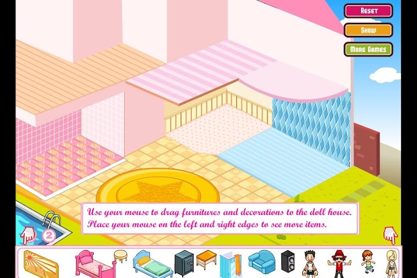 Doll House Decoration Screen 1