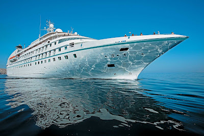 The suite-only Star Pride is one of Windstar's three graceful power yachts.