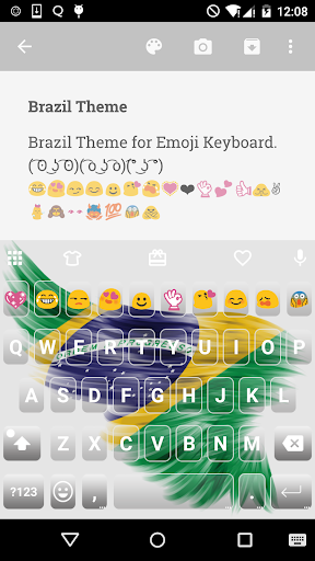 Brazil Skin Emoji Keyboard