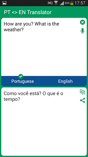 Portuguese - English Translato