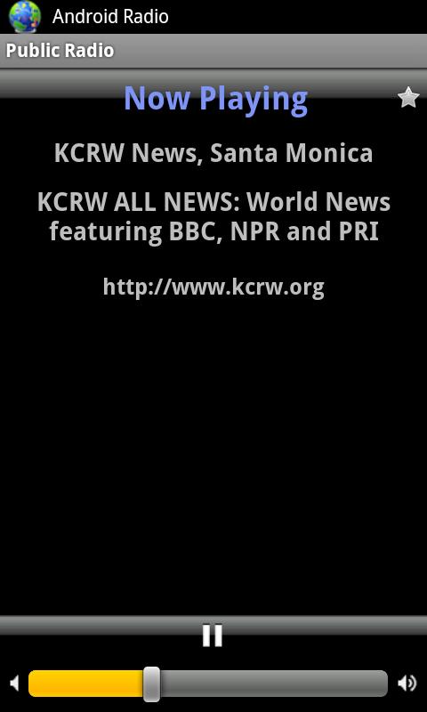 Public Radio Screen 3
