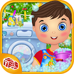 Baby Kids Laundry Time Apk