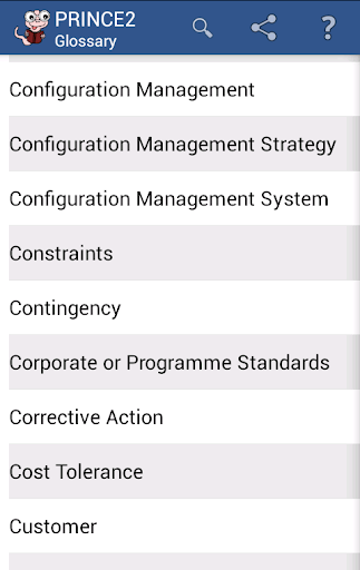 PRINCE2 Glossary