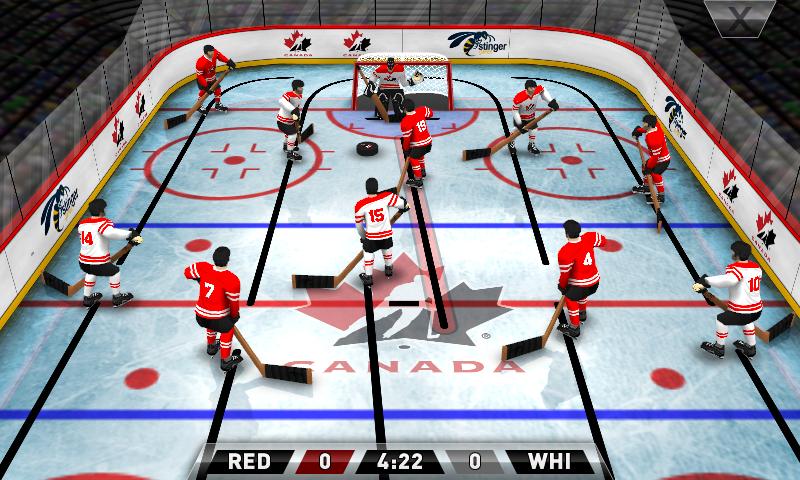 Android application Team Canada Table Hockey screenshort