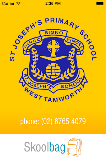 St Joseph's Tamworth Skoolbag