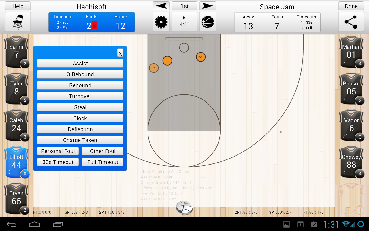 Basketball Stat Tracker Android Apps on Google Play