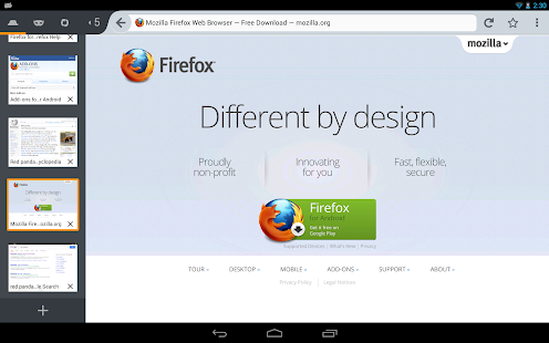 Firefox Browser for Android - screenshot thumbnail