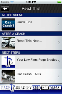 Page Bradley Crash App Screenshots 2