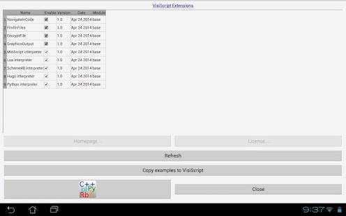 VisiScriptExtensions - náhled