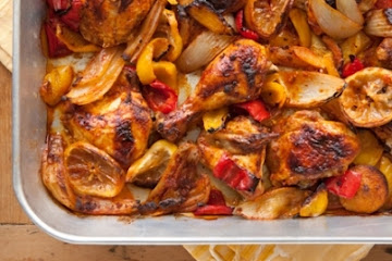 Peruvian-Style Roasted Chicken with Sweet Onions