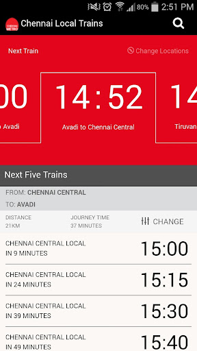 Chennai Metro Local Trains