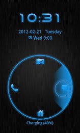 Go Locker Theme Blue Tech poster 3