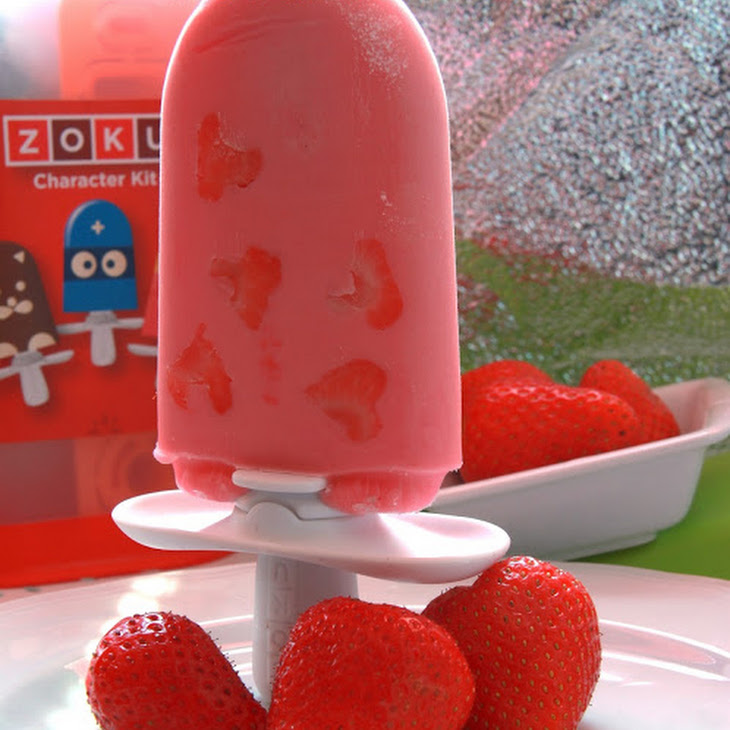Strawberry Ice Pops Recipe Yummly