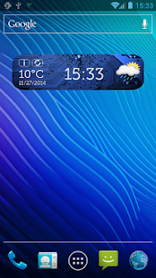 Free Download Digital Clock Weather Widget APK for Android