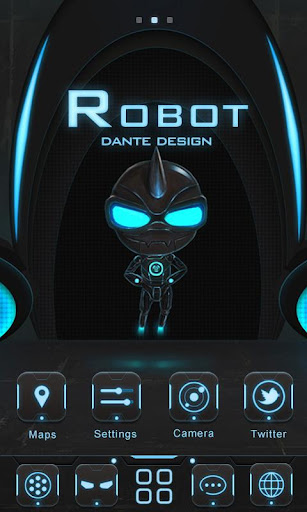 Robot GO Launcher Theme