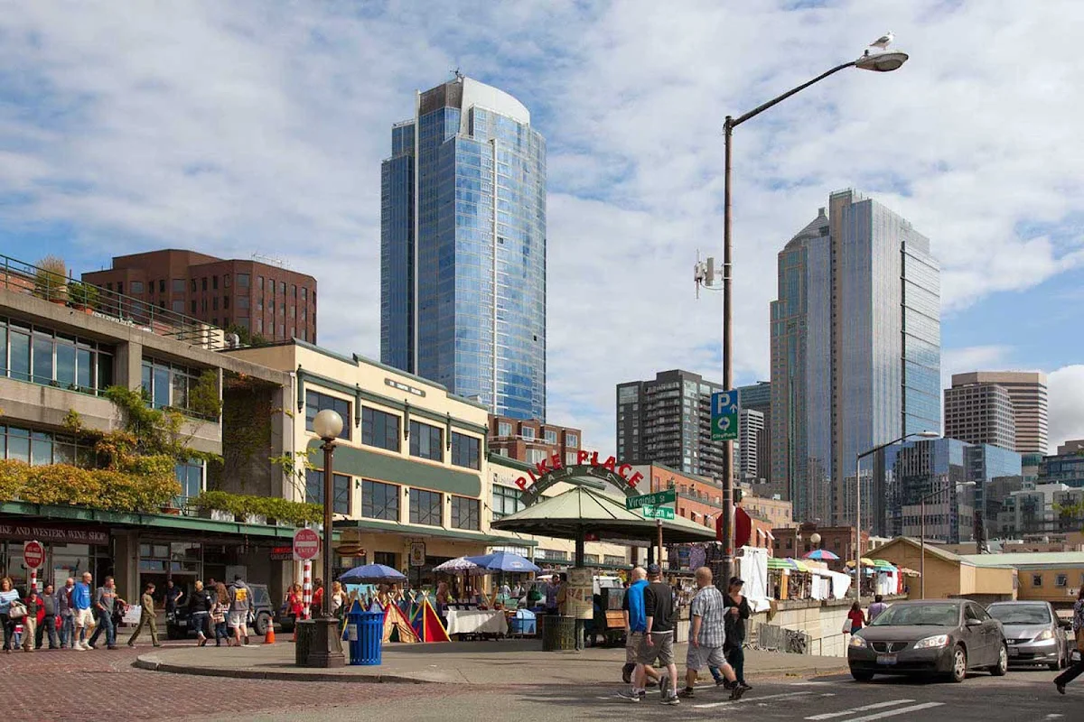 flowers-pike-place-Seattle - Sunny summer days can be well spent exploring the many treasures of Pike Place Market. 