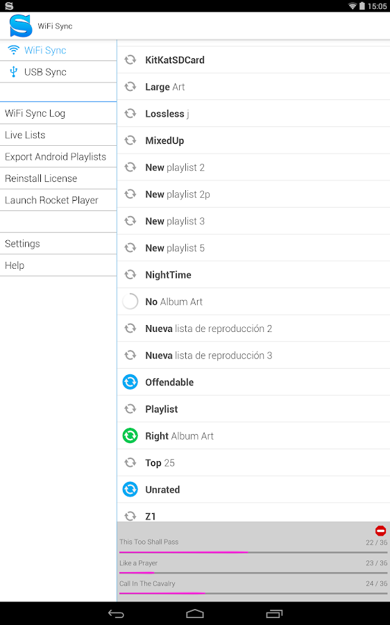    iSyncr for iTunes (legacy)- screenshot  