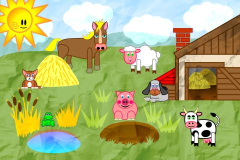 Android application Animals for Toddlers screenshort