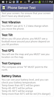 Free Phone Sensor Test APK for Android