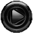 Poweramp skin Black Glow3.10 (Paid)