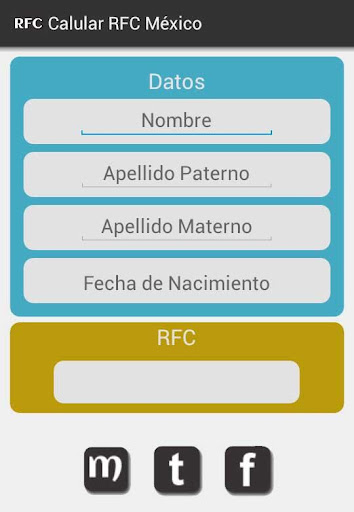 Calcular RFC México