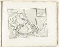 Plattegrond van Oudenaarde, ca. 1702