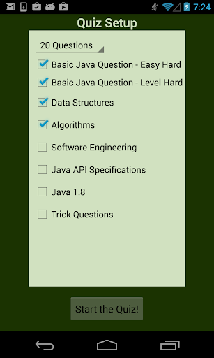 Java Flash Card Quiz