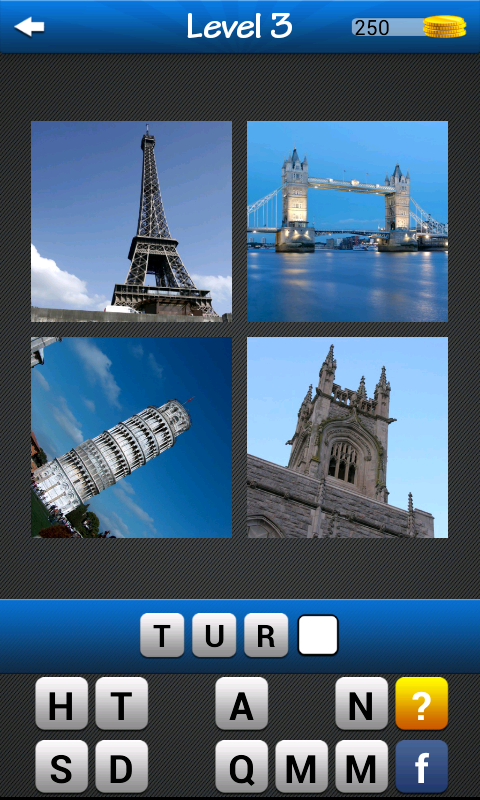Android application Guess the word ~ 4 pics 1 word screenshort