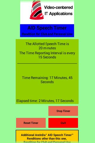 【免費通訊App】AID Speech Timer Personal Use-APP點子