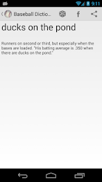 Baseball Dictionary poster 2