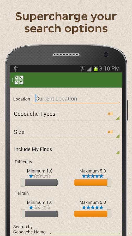 Geocaching - screenshot