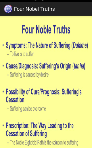 Four Nobel Truths