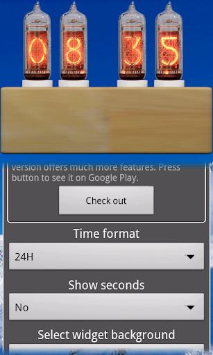 【免費個人化App】Nixie Tube Clock Widget (LITE)-APP點子