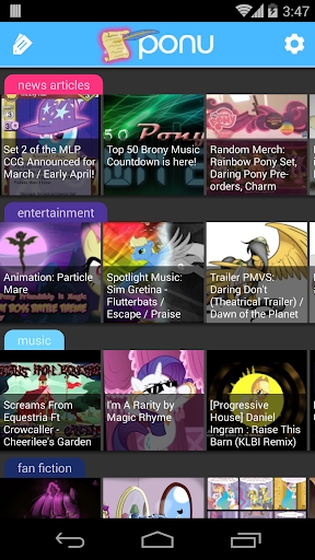 Ponu News for My Little Pony