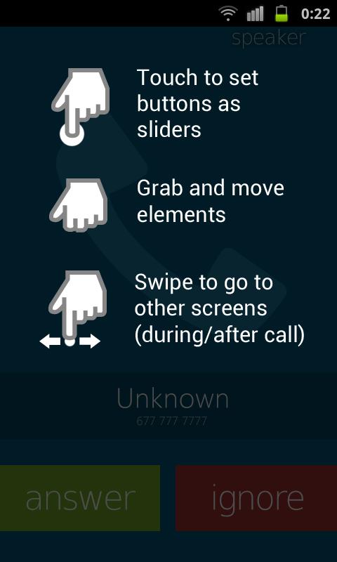 Full Screen Caller ID - BIG! - screenshot