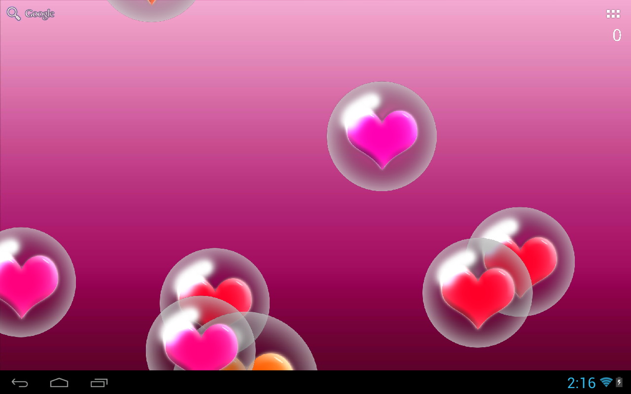 Bubble Hearts Game