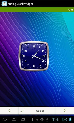 Analog Clock Widget