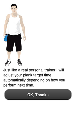 Plank Exercise Workout Screen 3