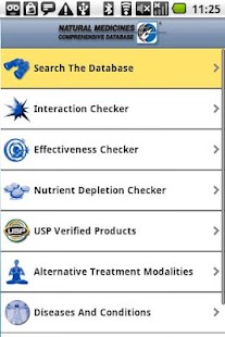 Natural Medicines Database - screenshot thumbnail