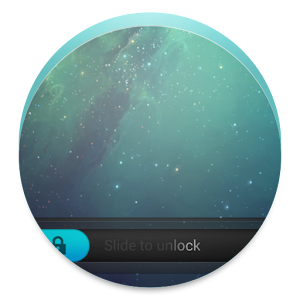 Blue Galaxy HD Locker Theme.apk v1.0