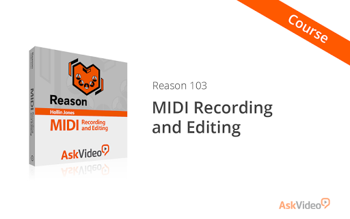 Record Edit MIDI in Reason