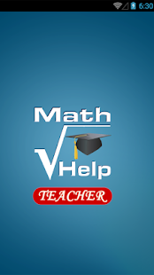 Math Help Services Teacher app