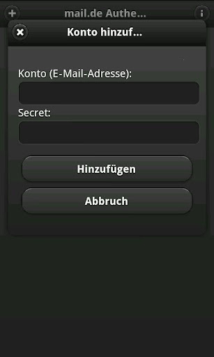 【免費通訊App】mail.de Authenticator-APP點子