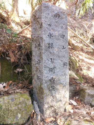 Mizune  Nakayama Sign Post, Okutama Mukashi Michi