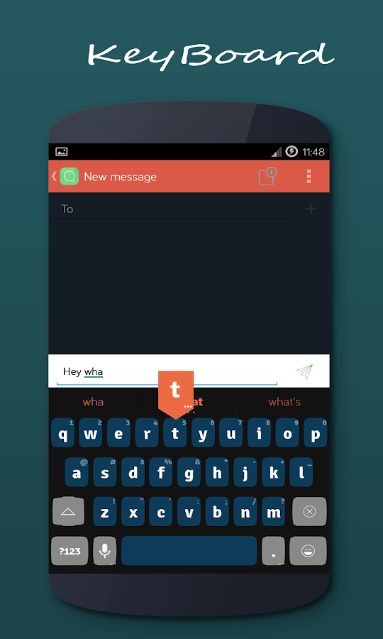 FlatVint CM11 Theme - screenshot