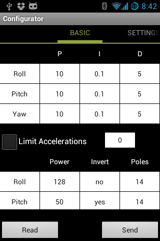 Sbgc Alexmos Configurator