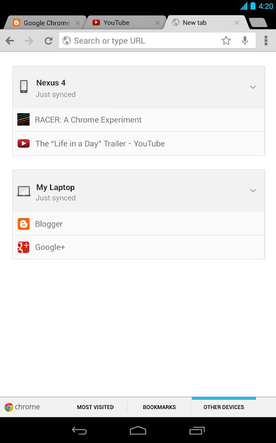 Chrome Beta - screenshot