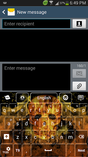 Fire Flame Keyboard